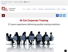 Tablet Screenshot of m-cot.com